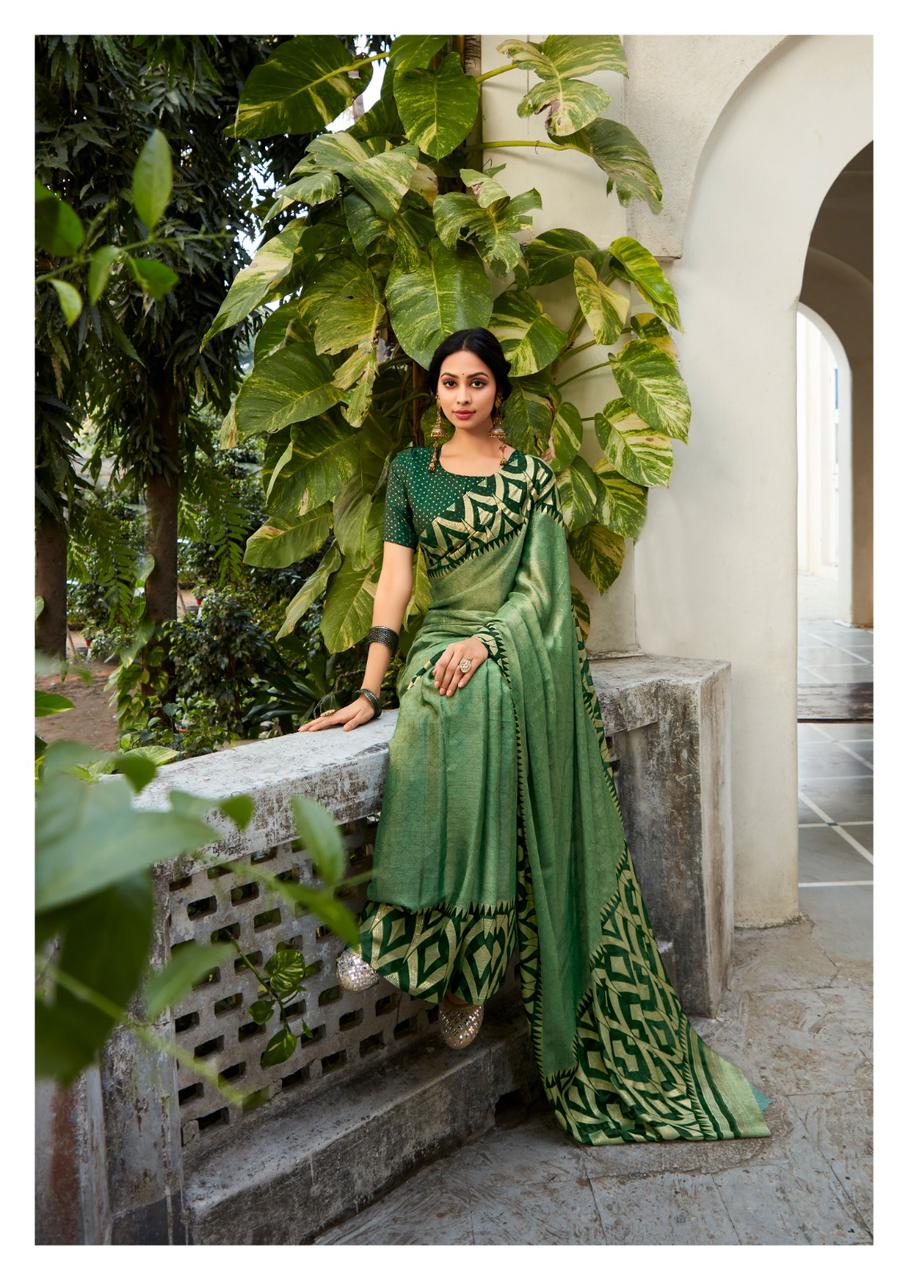 Krishna Vol 7 By Kashvi Printed Chiffon Sarees Wholesale Shop In Surat